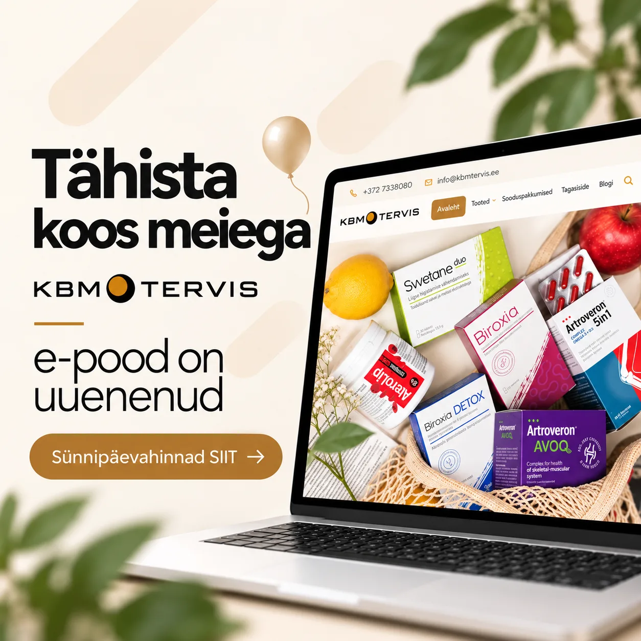 Lai valik tervisetooteid - 1
